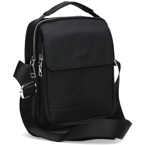 Мужская сумка через плечо Keizer черная (k16019-black)