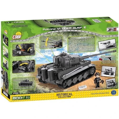 Конструктор COBI Вторая Мировая Война Танк Тигр IV, 800 деталей