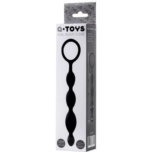 Анальная цепочка Toyfa A-Toys Anal Beads S-Seiz, черная