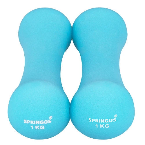 Гантель Springos вінілова 2 x 1 кг FA1038