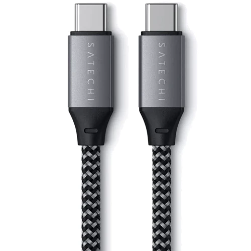 Кабель Satechi Cable USB-C to USB-C 100W 2m Space Gray (ST-TCC2MM) фото 4