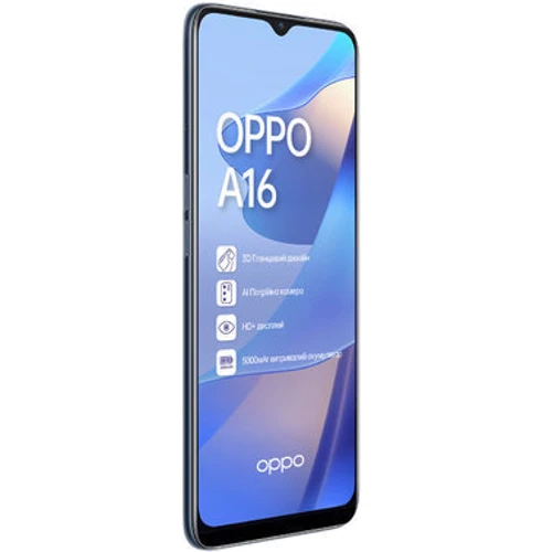 Смартфон Oppo A16 3/32 GB Crystal Black Approved Вітринний зразок фото 7