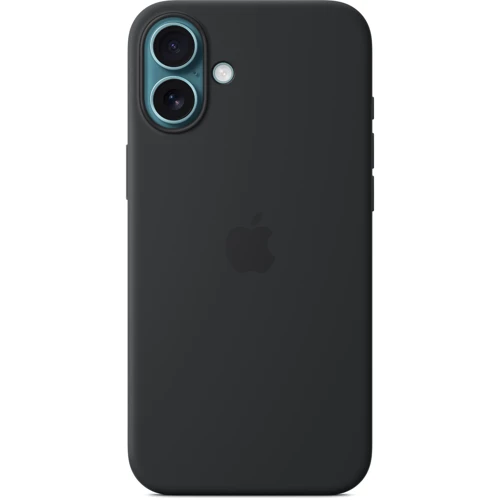 Чехол для iPhone Apple iPhone 16 Plus Silicone Case with MagSafe - Black (MYY93ZM/A): Цвет черный
