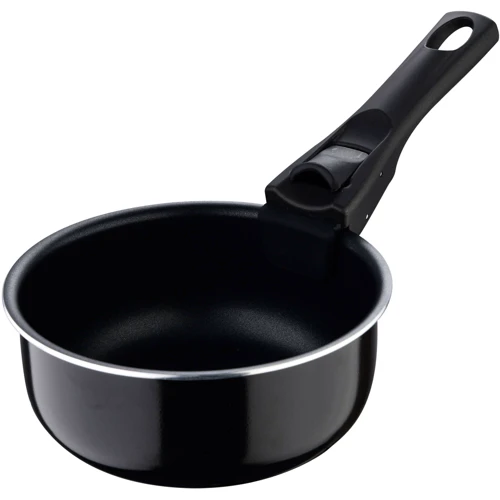 Набір ковшів зі знімною ручкою Bergner Click & cook BG-31608-BK 4 предмети (00000025123): Антипригарне покриття есть