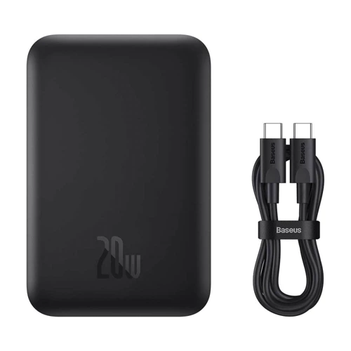 Внешний аккумулятор Baseus Power Bank 6000mAh Magnetic Wireless 20W Black (PPCX020001) фото 8