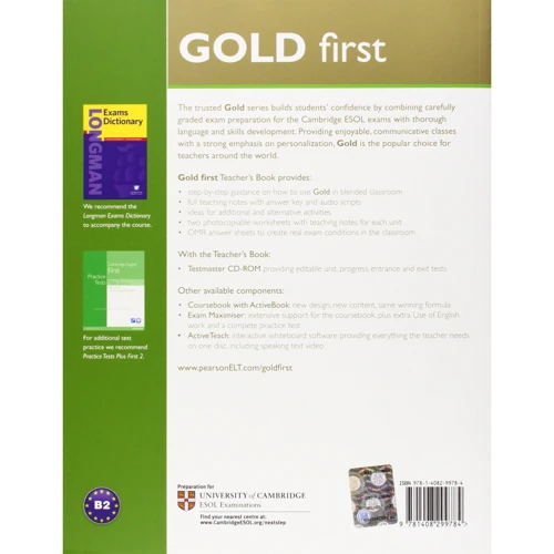 FCE Gold First Teacher's Book+CD: Производитель Pearson Education
