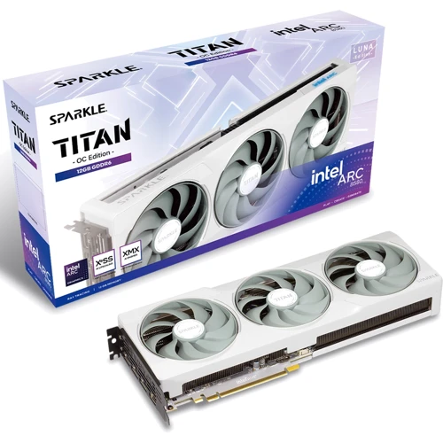 Видеокарта Sparkle Intel Arc B580 TITAN Luna OC 12GB GDDR6 (SB580TW-12GOC) UA: Назначение Обычные