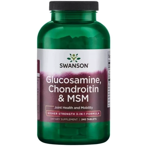 Swanson Glucosamine Chondroitin and Msm Глюкозамин хондроитин и МСМ 240 таблеток