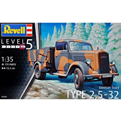 Модель Revell Грузовик Type 2.5-32 Opel BL172 1:35 (3250)