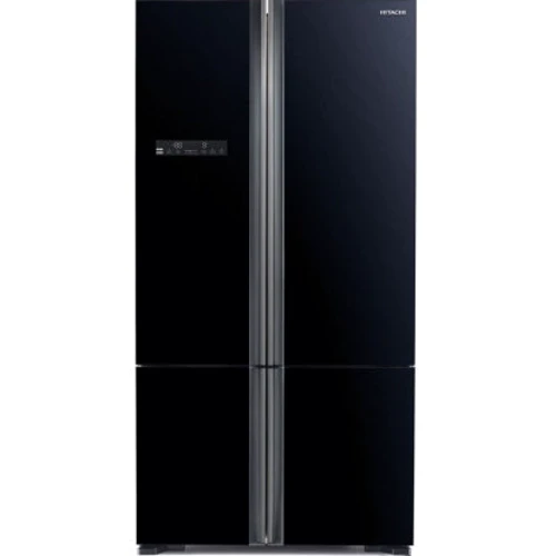 Холодильник Side-by-Side Hitachi R-WB800PUC5GBK: Расположение морозильной камеры Нижнее