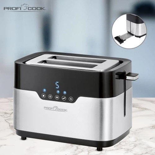 Тостер Profi Cook PC-TA 1170: Съемный поддон для сбора крошек есть