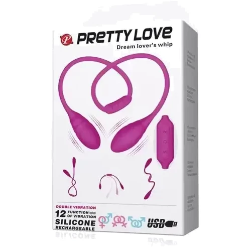 Гибкий вибростимулятор унисекс Pretty Love - Dream Lover's Whip (BI-014327-5)