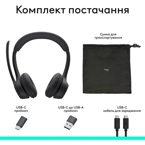 Наушники Logitech Zone 305 Black (981-001458) фото 7
