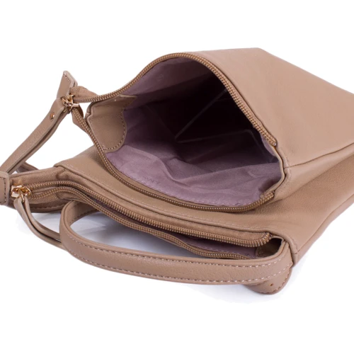 Женская сумка планшет Amelie Galanti бежевая (A99127-beige): Фактура Матовая, Зернистая