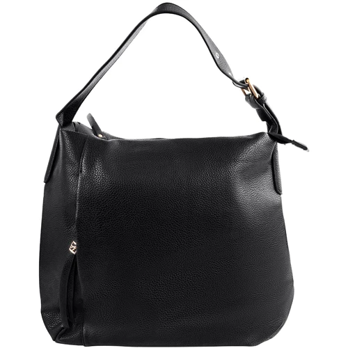 Женская сумка-мешок Amelie Galanti черная (A991195-black): Стиль Повседневный (Casual)