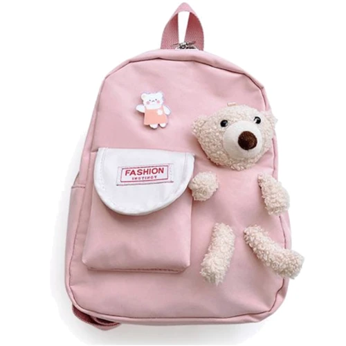 Дитячий рюкзак Evo-kids Small Bear Pink (2418-1 Bear Pink)