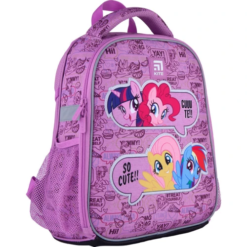 Рюкзак шкільний каркасний Kite Education My Little Pony LP21-555S: Спинка Ортопедичне (анатомічна)