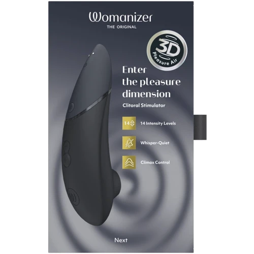 Вакуумный клиторальный стимулятор Womanizer Next Black