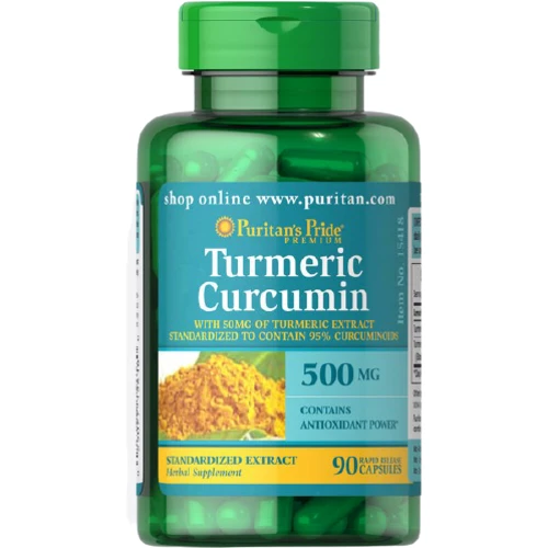 

Puritan's Pride Turmeric Curcumin 500 mg Куркума 90 капсул