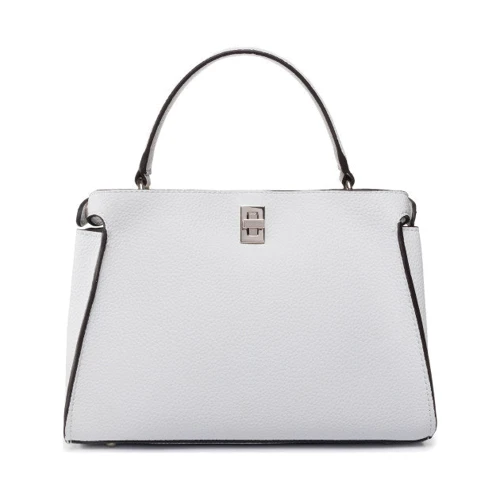 Женская сумка тоут Guess Uptown Chic белая (HWVG7301050-WHI): Тип ручки Со съемным ремнем, Плечевой ремень, Короткая ручка