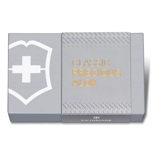 Мультитул Victorinox Classic SD Precious Alox Brass Gold 58мм/5функцій/рифлений золотий (0.6221.408G): Кількість функцій 5