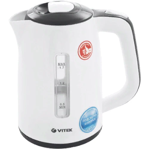 Электрочайник Vitek VT-7083: Тип нагревательного элемента дисковый (скрытый)