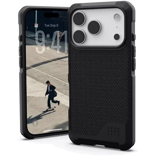 Чехол для iPhone Urban Armor Gear UAG Metropolis LT Magsafe Kevlar Black (114517113940) for iPhone 17 Pro