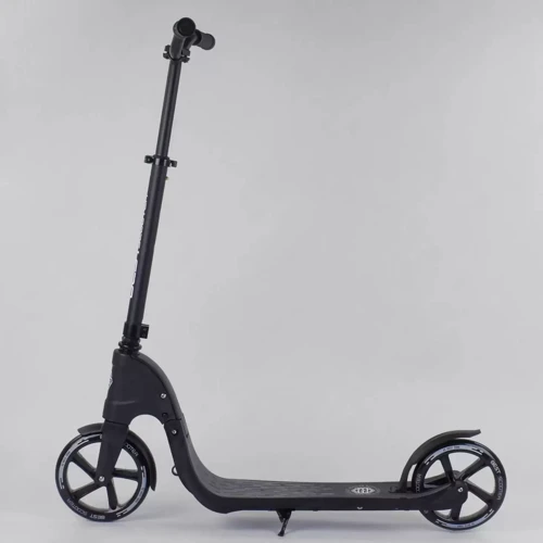 Двоколісний самокат Best Scooter Чорний (72378): Матеріал коліс поліуретан