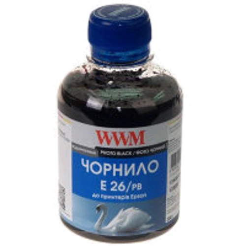 Чернила WWM EPSON XP-600/XP-605/XP-7005 (Photo Black) (E26/PB)