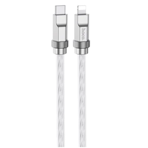 Кабель Hoco Cable USB-C to Lightning U113 Solid 20W 1m Silver