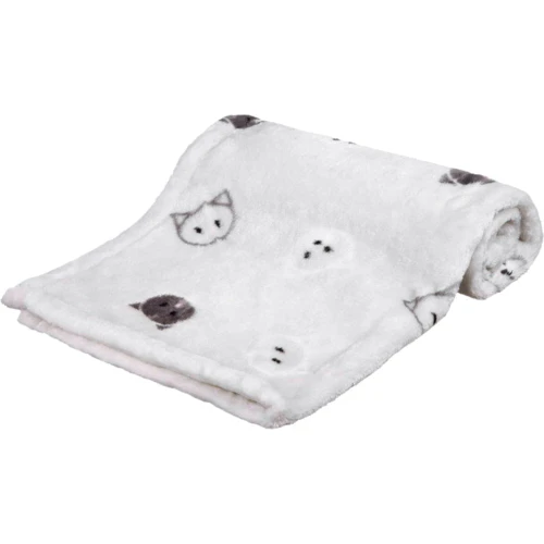 Покрывало Trixie Mimi для кошек 70х50 см серый с мордочками (4011905371689)