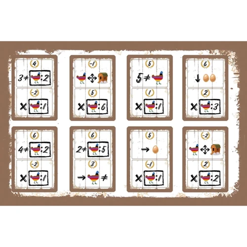 Настільна гра Lord of Boards Курочки (Hens): Вид карточные