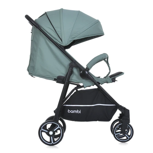 Детская прогулочная коляска Bambi Green Matt Зеленая (M 4249-2 Green Matt): Возможность установки люльки нет