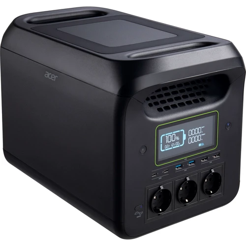 Зарядная станция Acer 1800W 1229Wh (GP.ADT11.02E) UA: Выходы потребителей Автоприкуриватель, USB-C, USB-A, 220V