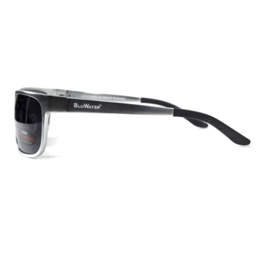 Спортивные очки Темные очки с поляризацией BluWater Alumination 2 (gray) (silver metal) Polarized (4АЛЮМ2-С20П): Тип Открытые