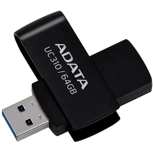 USB-флешка ADATA 64GB UC310 USB 3.0 Black (UC310-64G-RBK)