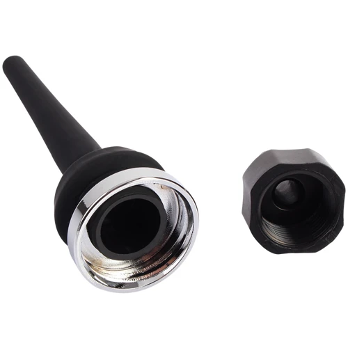 Трубка для анального душу Chisa Black Mont Tapered Silicone Enema Attachment 4.4"