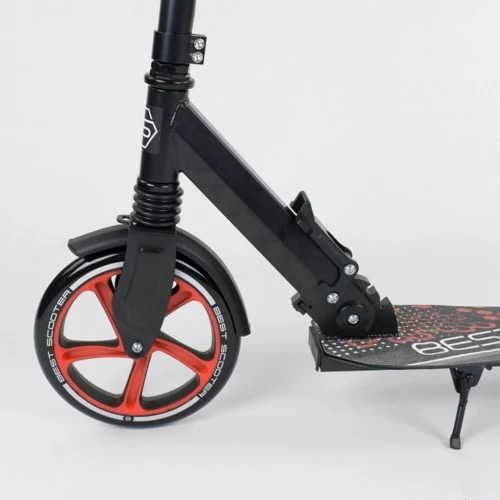 Самокат алюмінієвий Best Scooter коричневий (88146): Тип коліс литі