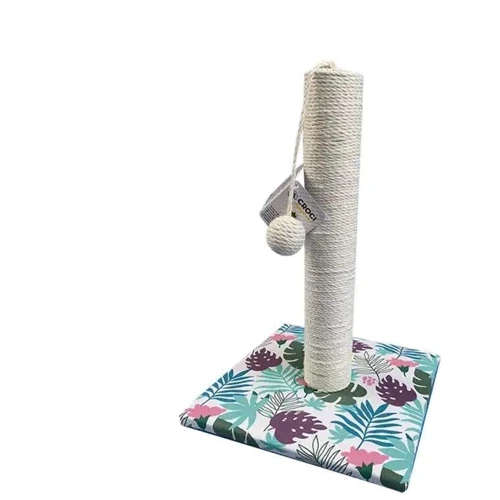 Кігтеточка Croci Tropical 30х30 см стовп 42 см різнокольорова (C6021112)