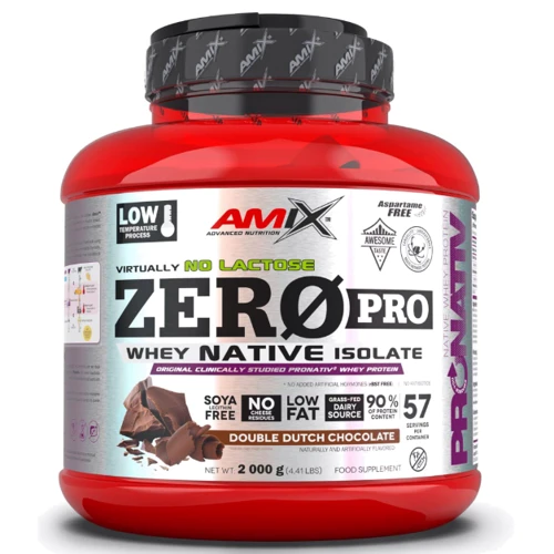 Протеин Amix ZeroPro Protein 2000 g / 57 servings / double dutch chocolate