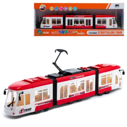 Трамвай BAO NIU 1598 с музыкой красный (1598(Red)