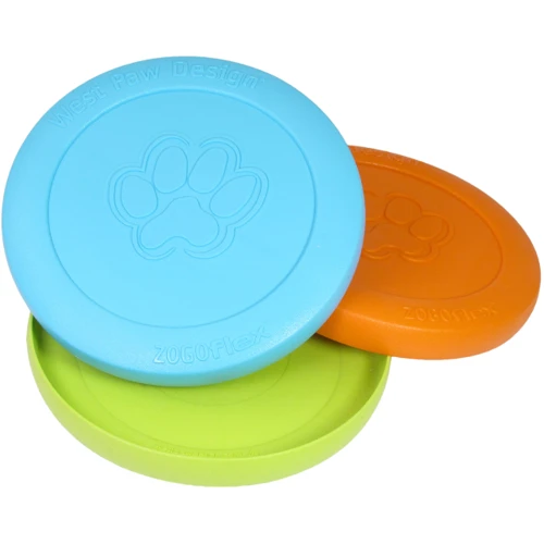 Летающая тарелка West Paw Zisc Large Green/Зиск фрисби большая зеленая 22см (ZG031GRN) фото 2