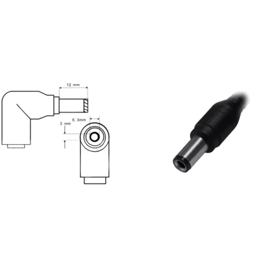 Зарядное устройство Toshiba 75W 15V 5A 6.3x3.0mm PA3469U-1ACA Orig (2734): Напряжение 15V