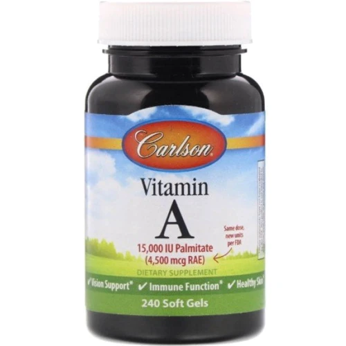 Carlson Labs Vitamin A 15000 IU, 240 Capsules