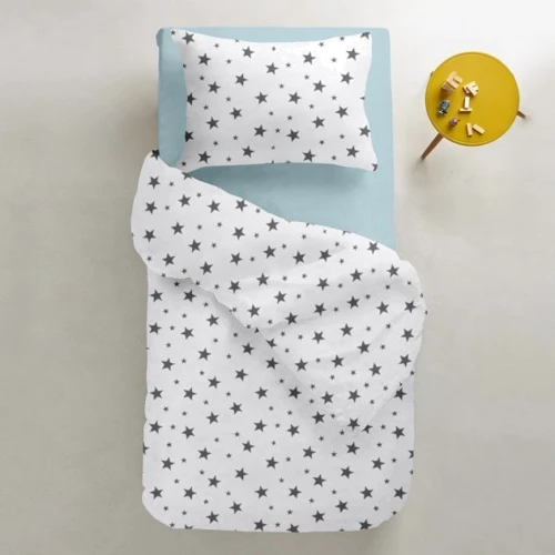 Набор простыней Cosas Light blue/Star grey 120x60 см (4822052056752)