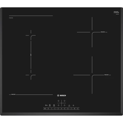 Варочная поверхность электрическая Bosch PVS651FB5E: Количество конфорок 4