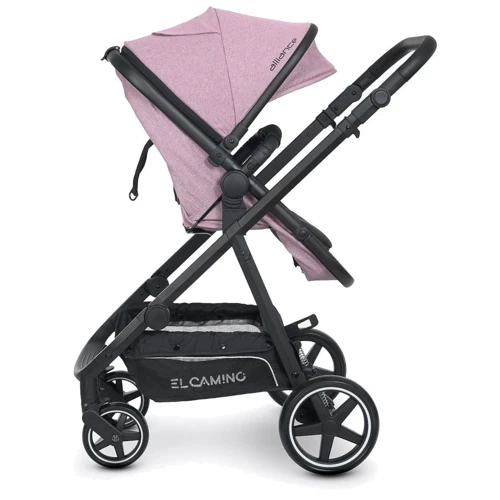 Коляска 2 в 1 EL CAMINO ME 1069 ALLIANCE Denim Ash Pink (ME 1069 Denim Ash Pink EL CAMINO): Пол ребенка Для девочек
