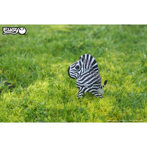Сборная 3D модель Eugy Зоопарк: Зебра (XEG-011)