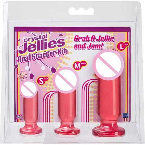 Набор анальных пробок Doc Johnson Anal Starter Kit, розовый