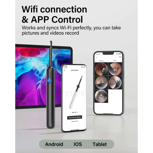 Розумна вушна паличка Bebird X0 VIP X000.ZJ.00.0235 Black: Тип Ушная палочка